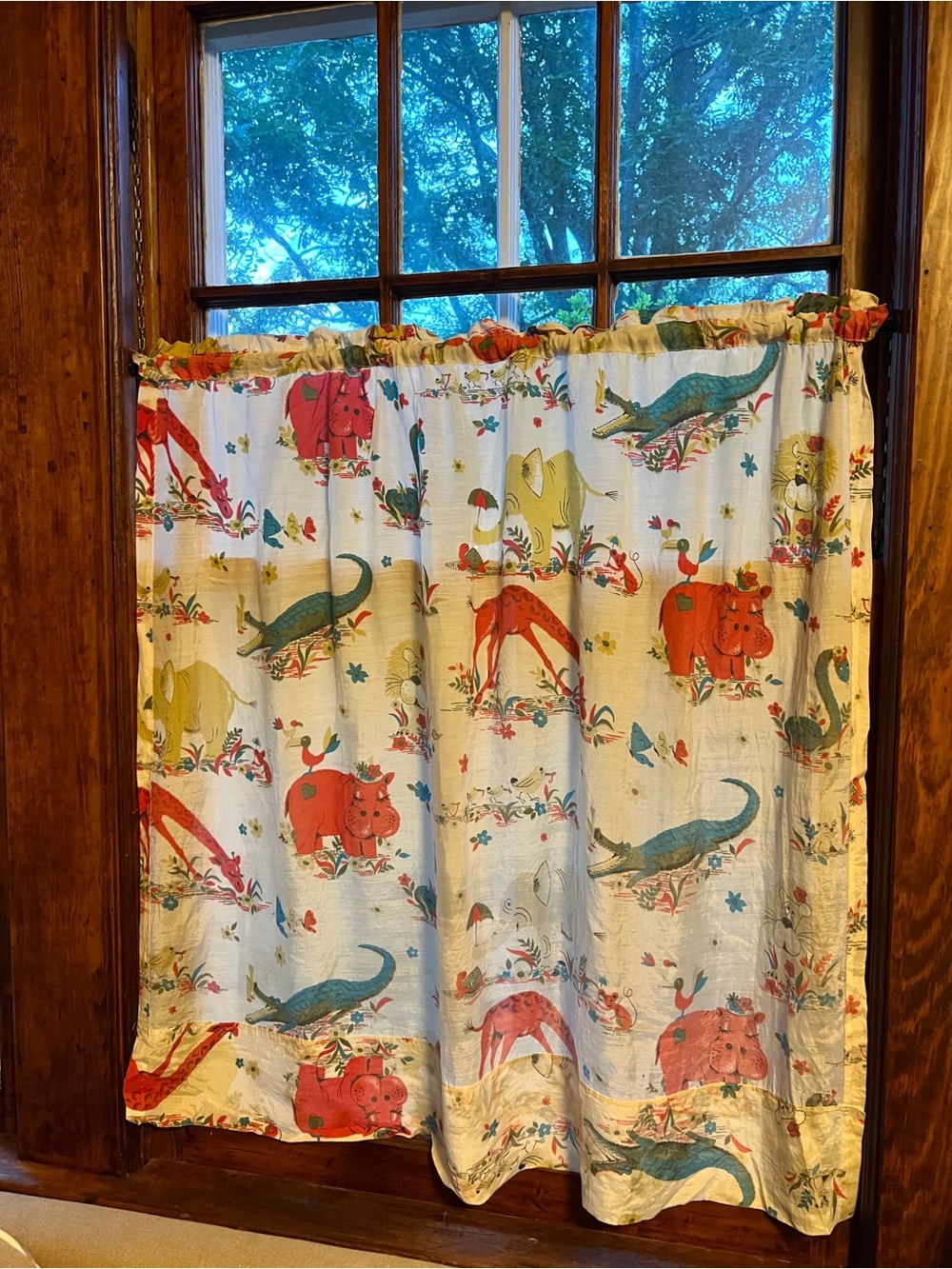 Vintage 1950’s-1960’s Children’s Curtain Panels (4)
